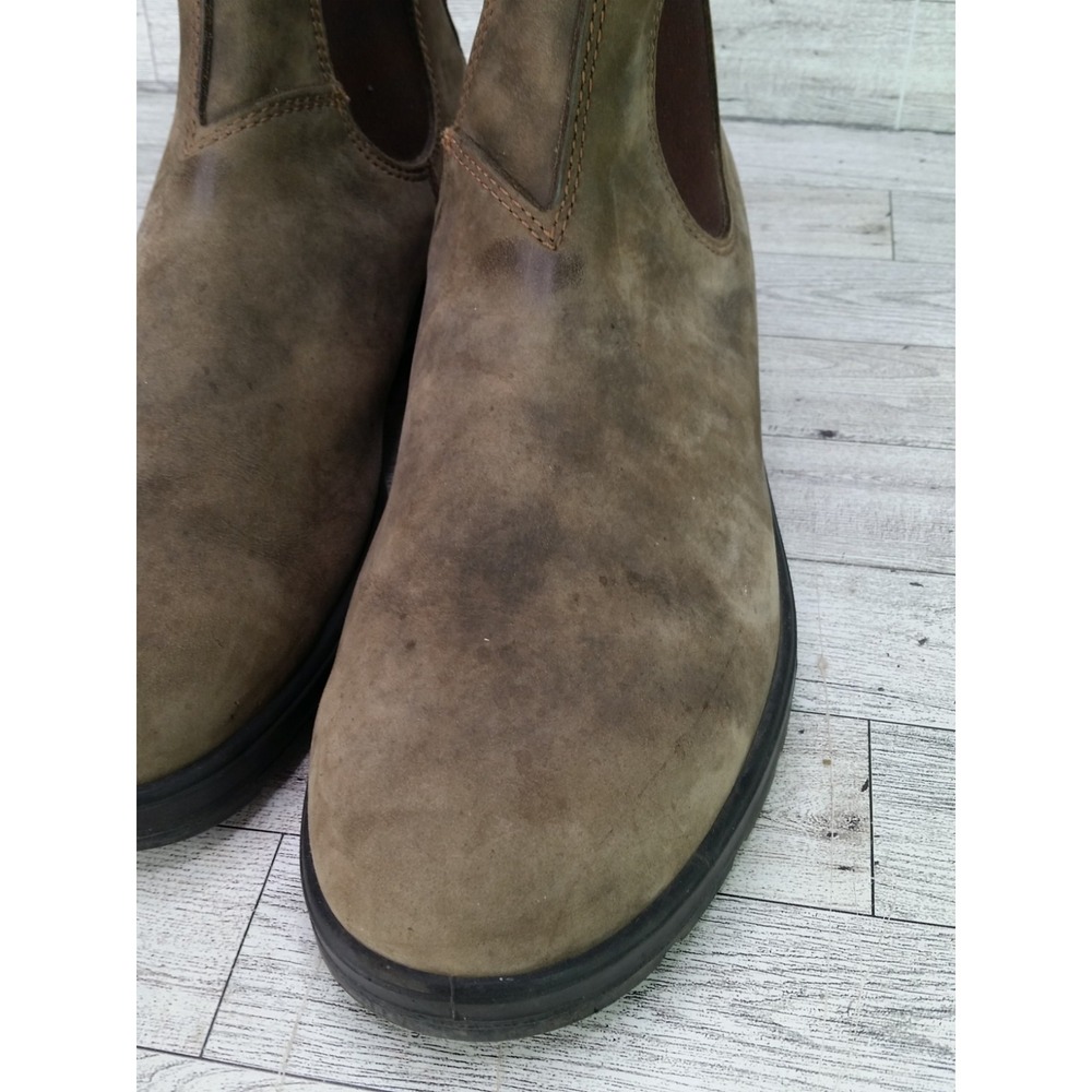 Blundstone 585 Men's Rustic Brown Leather Chelsea Boots 10 AU 11 US Ecco Insole - Picture 7 of 16